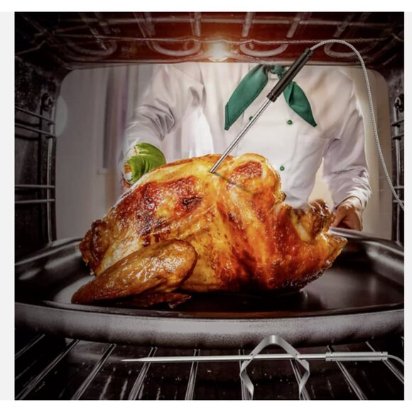 ThermoPro Cooking Thermometer Bundle LCD, Alarm, Preset Temp, 500 FT - Picture 4 of 11